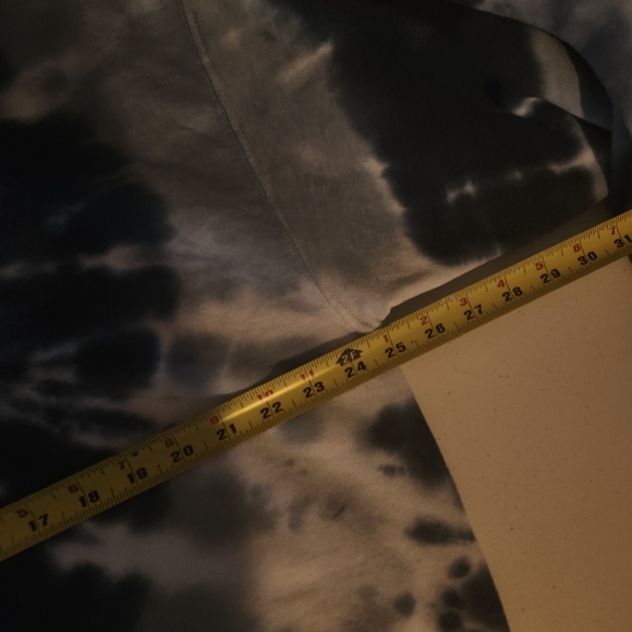 Urban Renewal Remade Heart Blue Tie Dye Crew Neck Sweatshirt Oversized Large XL - Picture 9 of 10